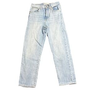 Ella Moss Junior 8/29 High Waist Straight Jeans Light Wash Blue CJEMB0339-LUN